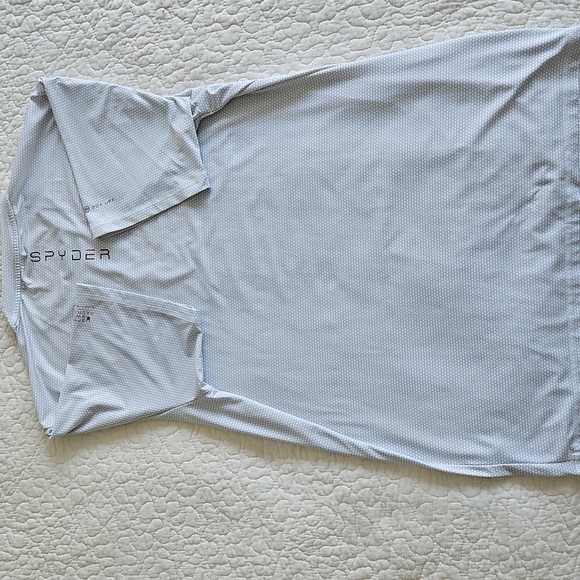 Spyder Men's Rash Guard Short Sleeve UV Protection Shirt Medium - Picture 7 of 8